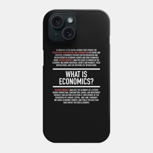 Economics Defined - Economist Phone Case