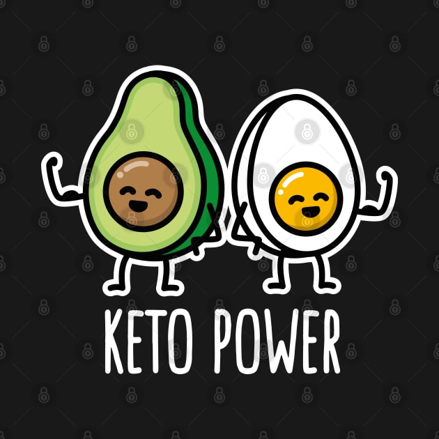 Keto Power Egg Avocado Ketogenic Ketosis low carb by LaundryFactory