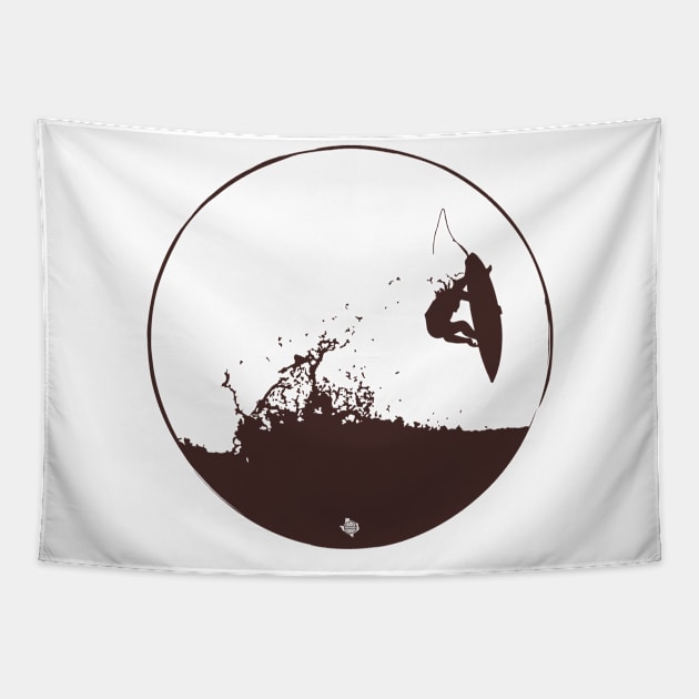 Texas Style Lone Surfer Tapestry by CamcoGraphics