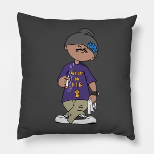 Hip Hop Old School Character Pillow