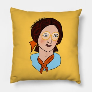 Modern Millennial Charlotte Bronte Pillow