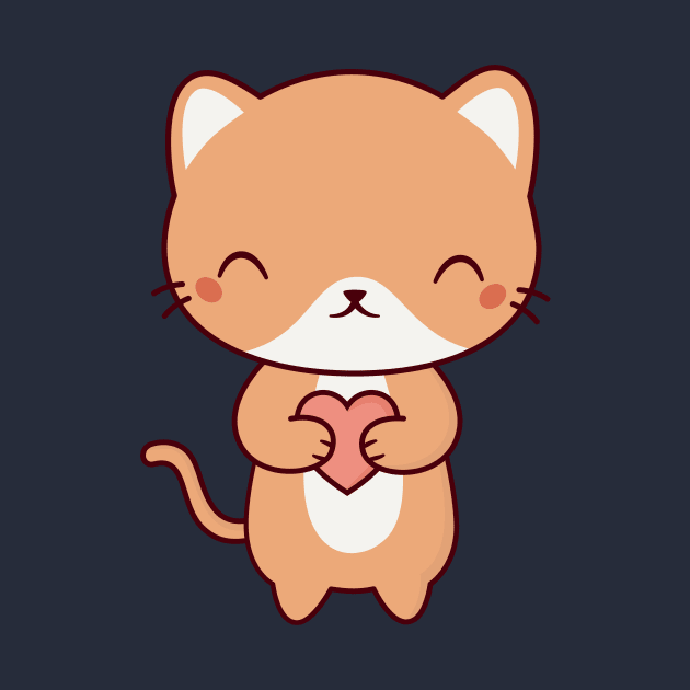 Cute Kawaii Kitten Cat by happinessinatee