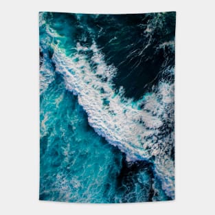 Ocean Waves top view Tapestry