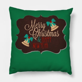 Merry Christmas & Happy New Year Pillow