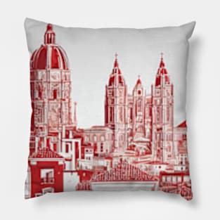 Spain vintage travel tourism 7 Pillow