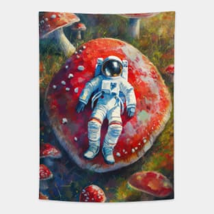 Astronaut on the mushroom planet Tapestry