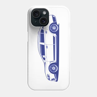 Subie classic blue print Phone Case