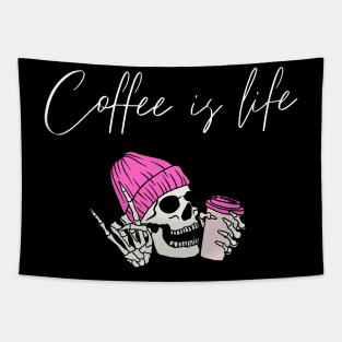 But first coffee funny gift Tapestry