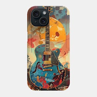 Painted Guitar Phone Case