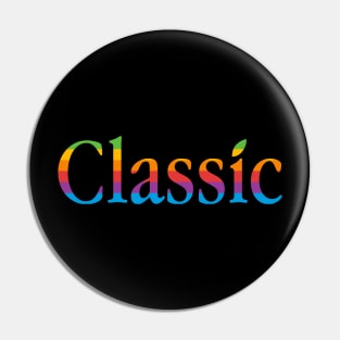 Classic Apple Six Colors Pin