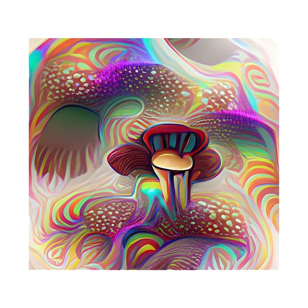 Psychedelic Mushroom by Mihadom