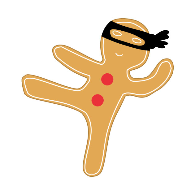 Ninjabread Man Cooking TShirt TeePublic