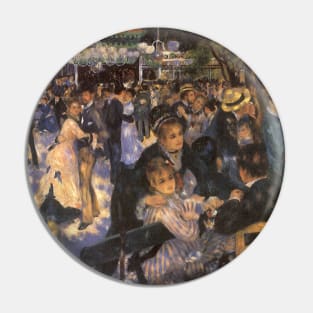 Dance at Le Moulin de la Galette by Pierre Renoir Pin