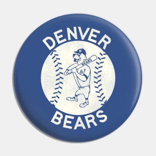 Defunct 70s Denver Bears Baseball Team Pin