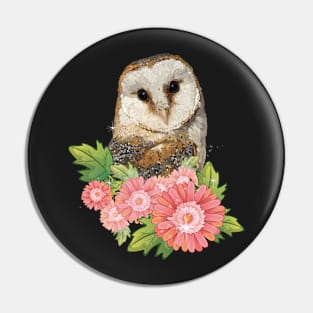 Barn owl Pin