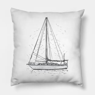 Sailing Ship Pillow