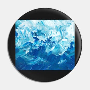 Shades of Blue Texture Pin