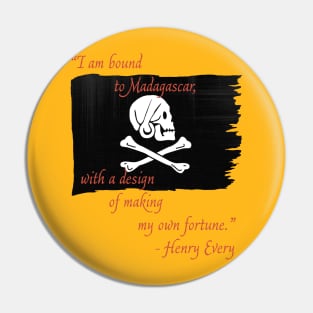 Henry Every Flag Pin