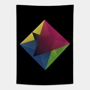 Colorful Rhombus Tapestry