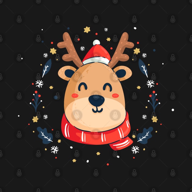 Ugly Reindeer Christmas Sweatshirt by KsuAnn