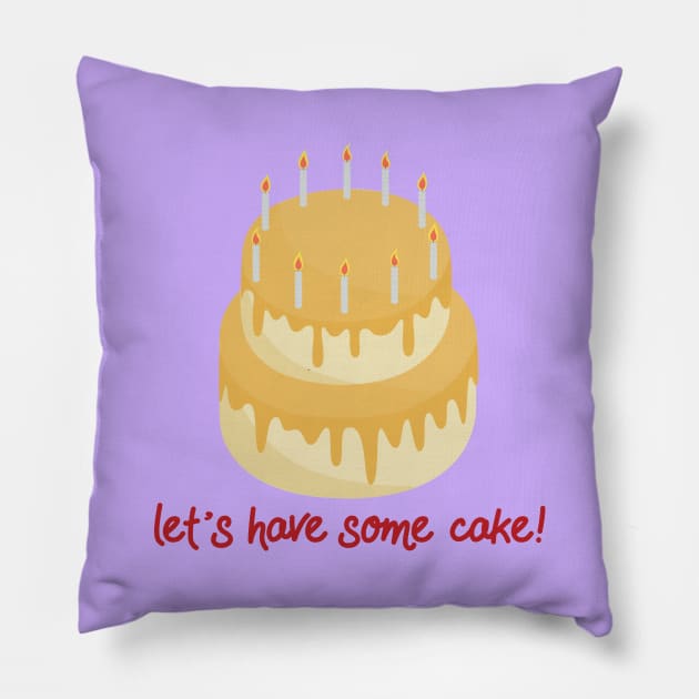 Let's have some cake Pillow by dianasomnia