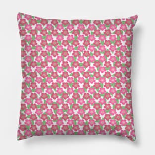 Cherry blossom Sakura Pink flower pattern Pillow