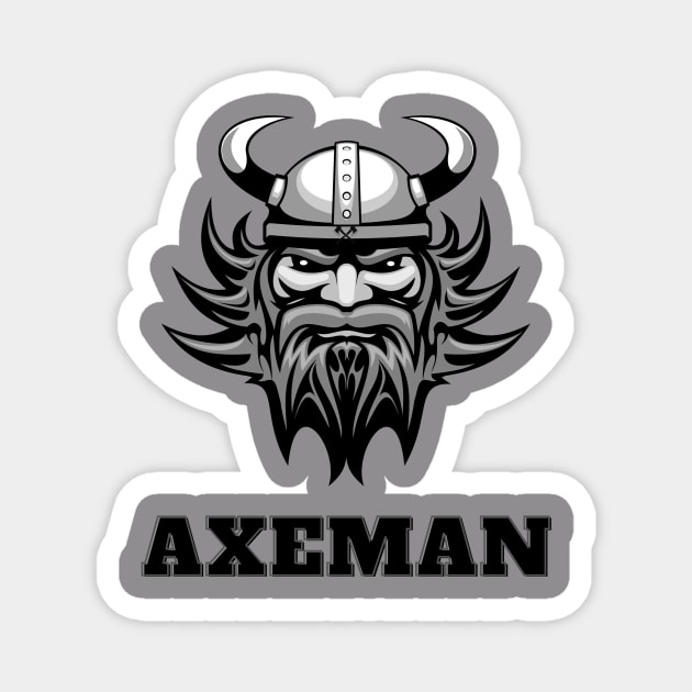 Axe Man T-Shirt, Axe Throwing Shirt, Ax Tee, WATL, Mens TShirt, Dad Gift, T-Shirt for Husband, Christmas, Axe Thrower, Father's Day Magnet by Coffee Conceptions