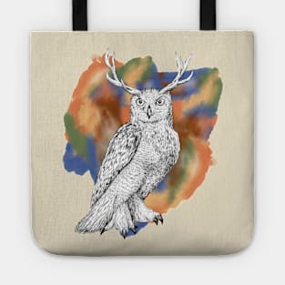 Great horned owl Tote