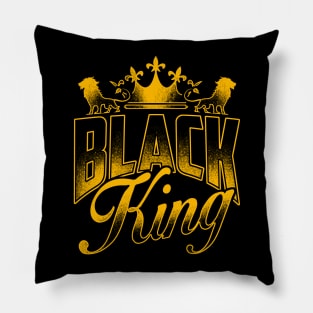 Black King Black Pride Design Pillow