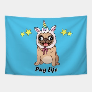 Pug Life Tapestry