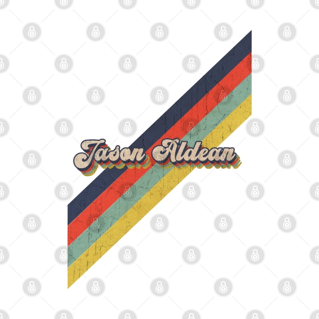 retro vintage color Jason Aldean by HarryMarket