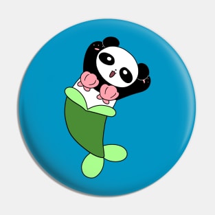 Mermaid Panda Pin