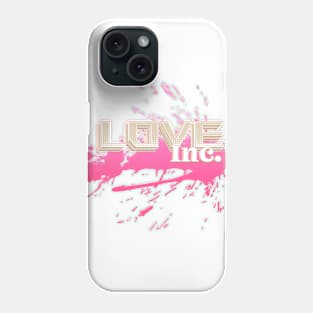 Love Inc - Cream/Super Pink Phone Case