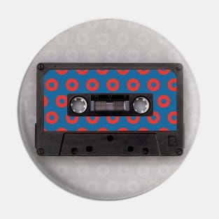 Fishman Donuts Phish Cassette Tape Pin