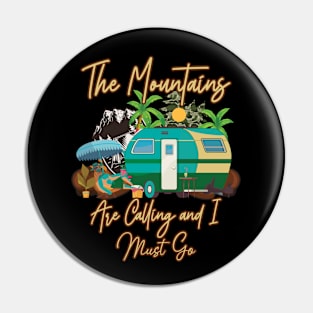 Camping Pin