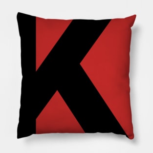 The letter K Pillow