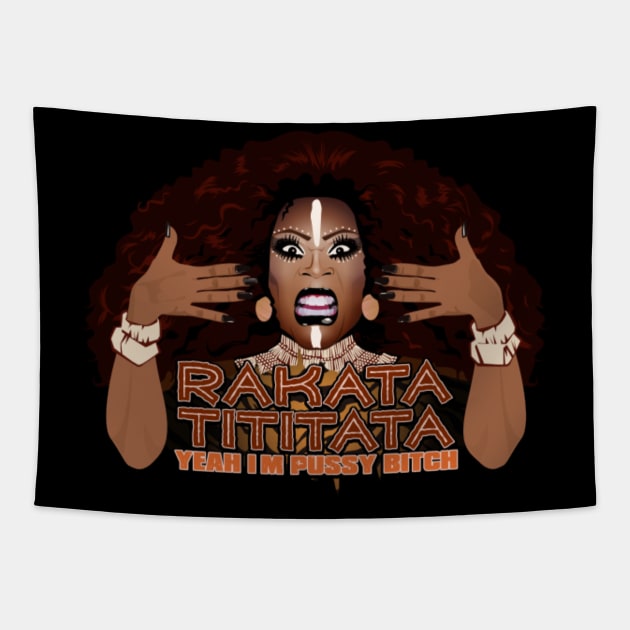 BeBe Zahara Benet from RuPauls Drag Race All Stars Tapestry by meldypunatab