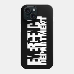 Emergency Department Word Art Phone Case