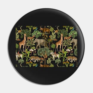 Jungle Pattern Pin