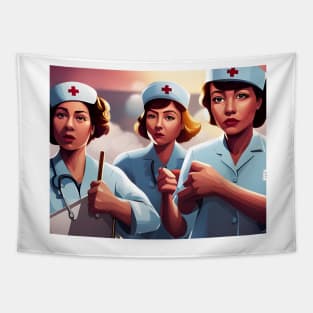 Protesting nurses Tapestry