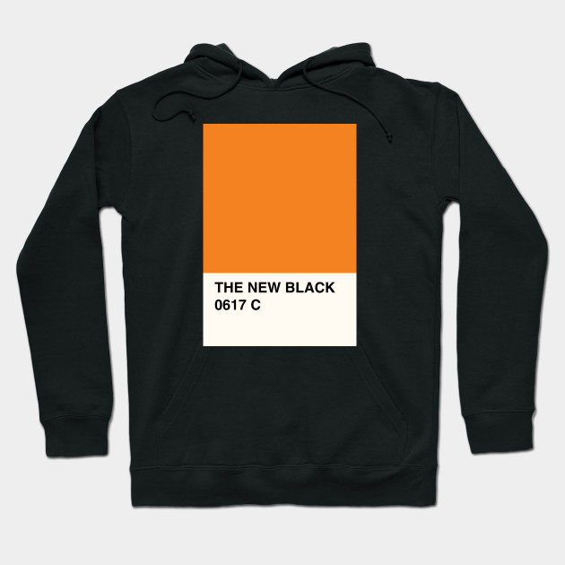 orange and black sweatshirt