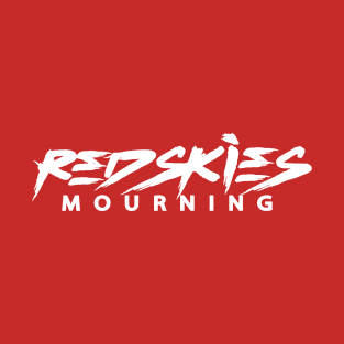 Red Skies Mourning White Logo T-Shirt