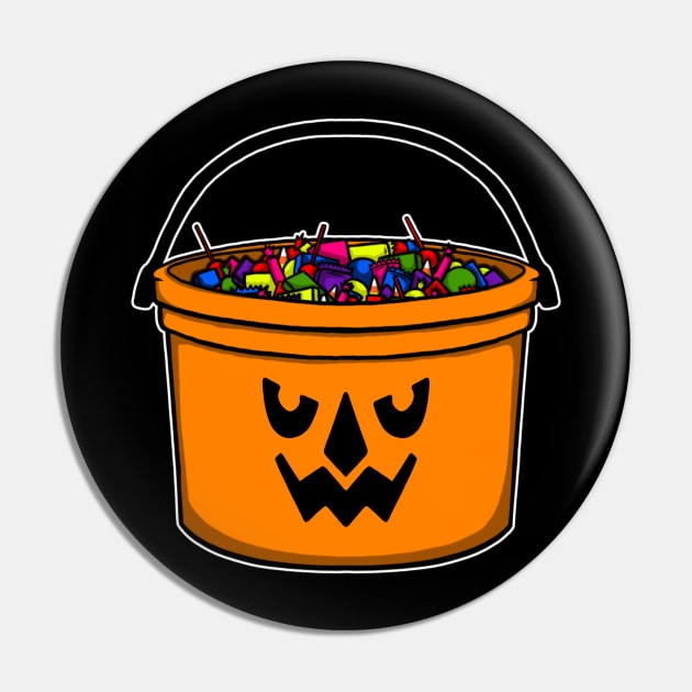 McGoblin Trick or Treat Pail Pin by BrianPower