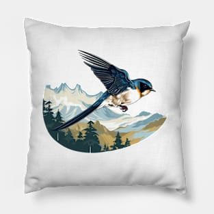 Swallow Bird Pillow