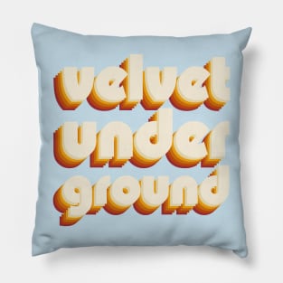 velvet underground Pillow