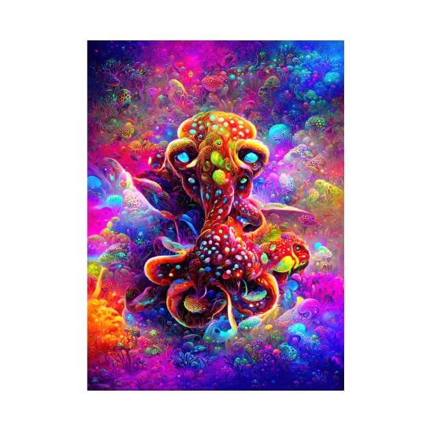 Underwater Paradise Polkadoctopus by wumples