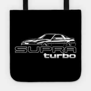 Mk3 Toyota Supra Turbo (White) Tote