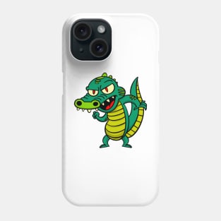 Angry gator Phone Case