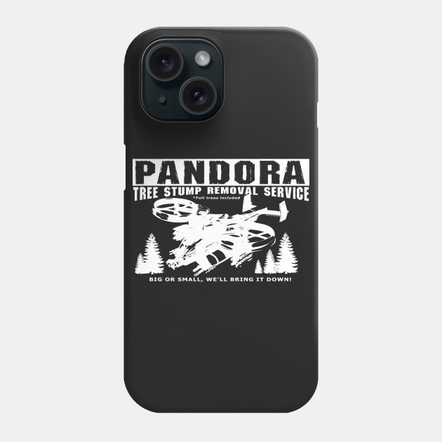 Pandora Tree stump removal service - dark tees Phone Case by Illustratorator