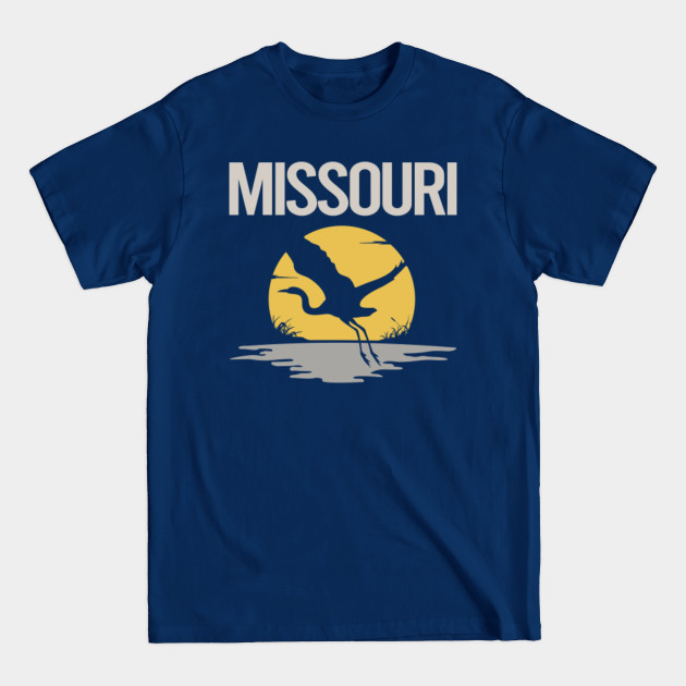 Disover Flying Stork Missouri State - Missouri - T-Shirt